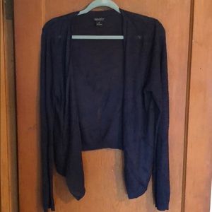 LUCKY BRAND Lightweight Summer Cardigan - Navy